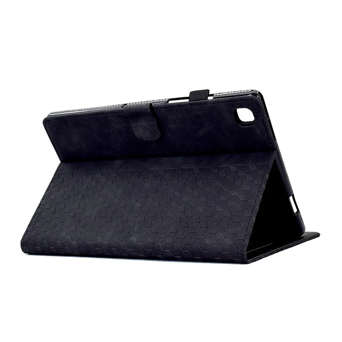 For Samsung Galaxy Tab S6 Lite (2024) / S6 Lite (2022) / S6 Lite (2020) (SM-P610 / 615) Leather Case Pattern Imprinted Stand - Black - 4
