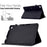 For Samsung Galaxy Tab S6 Lite (2024) / S6 Lite (2022) / S6 Lite (2020) (SM-P610 / 615) Leather Case Pattern Imprinted Stand - Black - 7