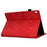 Smart Tablet Leather Case for Lenovo Tab M10 TB-X605F, Anti-scratch Imprinted Pattern Auto Sleep / Wake Up Cover with Card Slots - Red - 4