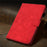 Smart Tablet Leather Case for Lenovo Tab M10 TB-X605F, Anti-scratch Imprinted Pattern Auto Sleep / Wake Up Cover with Card Slots - Red - 7