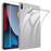 For iPad (2025) / 10.9 (2022) Soft TPU Case Transparent Phone Cover with 2.5D Arc Edge Tempered Glass Screen Protector - 1