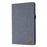 For Lenovo Tab P11 Pro Gen 2 Cloth Texture PU Leather Tablet Case Foldable Stand Card Holder Protective Cover - Blue - 5