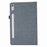 For Lenovo Tab P11 Pro Gen 2 Cloth Texture PU Leather Tablet Case Foldable Stand Card Holder Protective Cover - Blue - 6