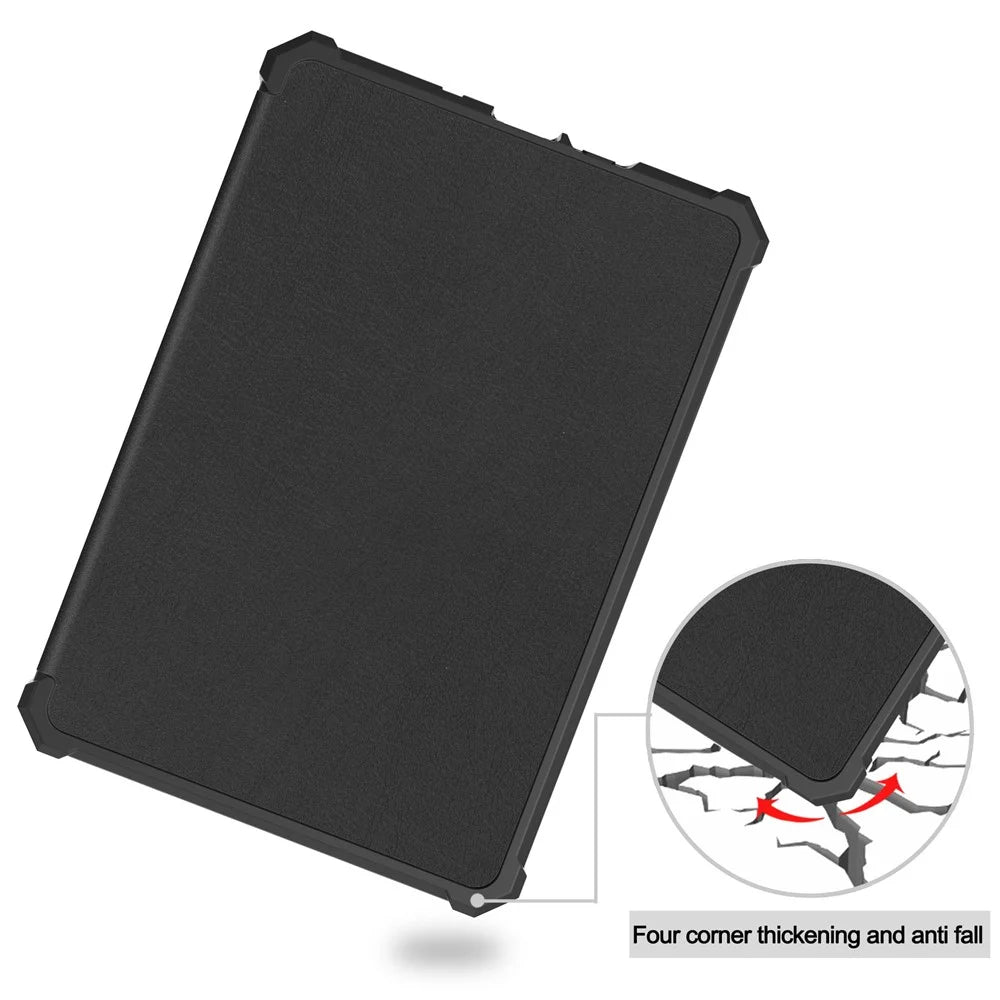 For Amazon Kindle 6 inch (2024) / (2022) PU Leather + TPU Case Full Protection E-Reader Cover with Auto Sleep / Wake - Black - 6