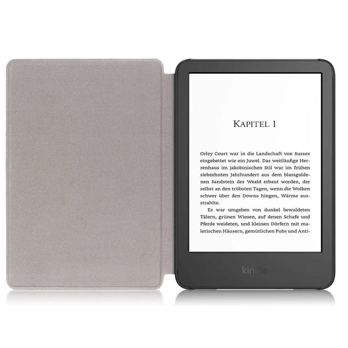 For Amazon Kindle Youth Edition 2022 Pattern Printing Tablet Case PU Leather Auto Sleep / Wake Smart Shockproof Protective Cover - Fantasy Deer - 2