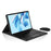 For Huawei MateBook E Go Detachable Bluetooth-compatible Keyboard with Hinge Stand Leather Case - Black - 3