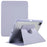 For iPad Pro 11 (2018) / (2020) / (2021) / (2022) Shockproof Tablet Case PU Leather + TPU + Acrylic Anti-Fall Protective Cover with Rotary Kickstand - Purple - 1