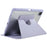 For iPad Pro 11 (2018) / (2020) / (2021) / (2022) Shockproof Tablet Case PU Leather + TPU + Acrylic Anti-Fall Protective Cover with Rotary Kickstand - Purple - 6