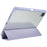 For iPad Pro 11 (2018) / (2020) / (2021) / (2022) Protective Case PU Leather + TPU + Acrylic Tablet Case Tri-fold Stand Shockproof Cover - Purple - 7