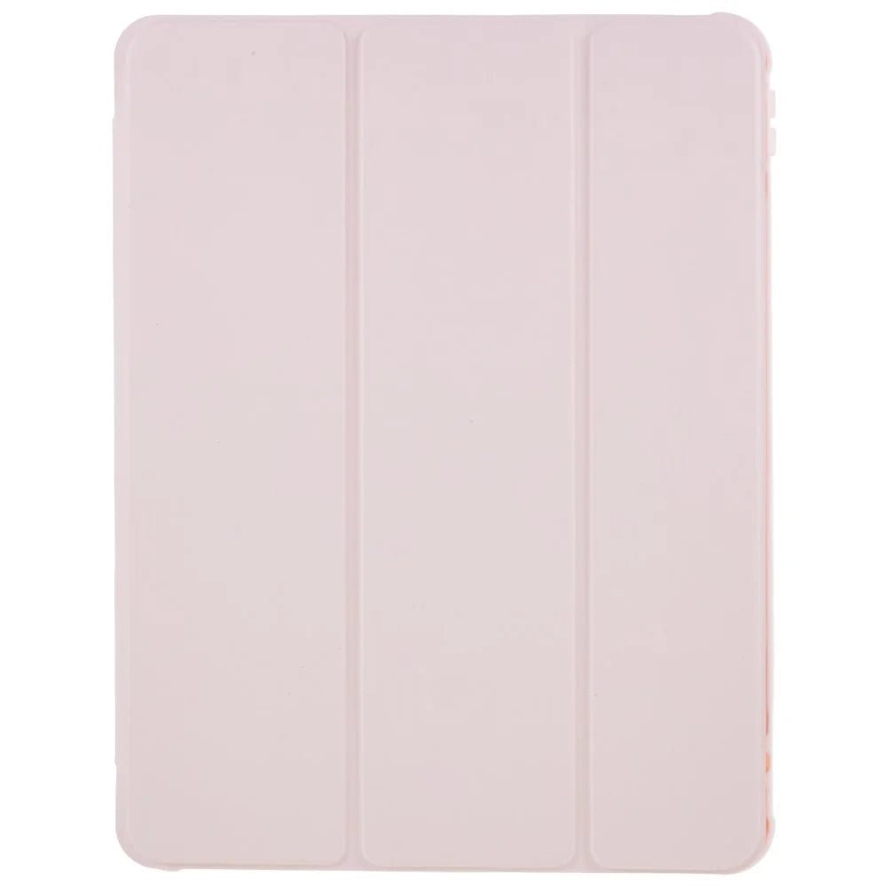 For iPad Air 11 (2026) / (2025) / (2024) / Air (2022) / (2020) PU Leather TPU Acrylic Tablet Tri-Fold Stand - Pink - 2