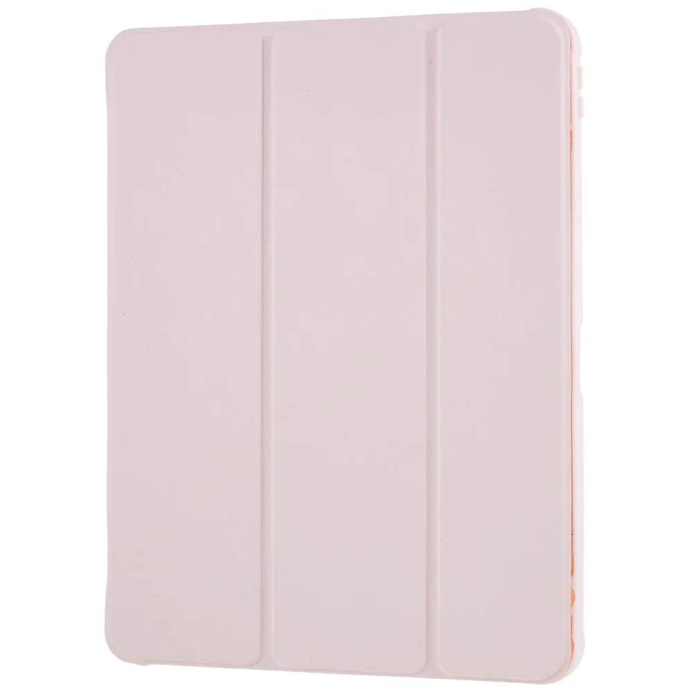 For iPad Air 11 (2026) / (2025) / (2024) / Air (2022) / (2020) PU Leather TPU Acrylic Tablet Tri-Fold Stand - Pink - 3