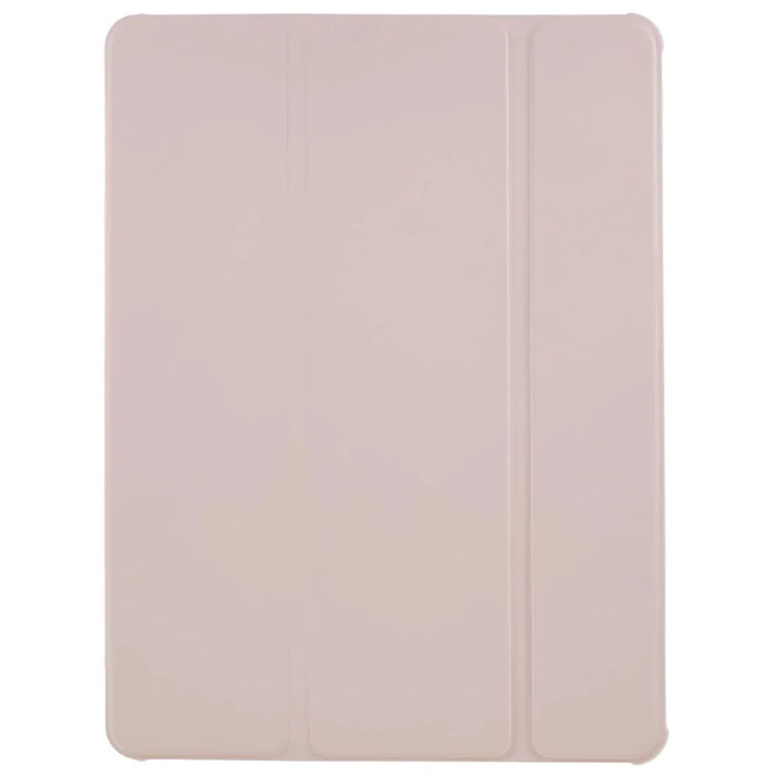 For iPad 10.2 (2021) / (2019) / (2020) Shockproof Case PU Leather + TPU + Acrylic Tablet Case Tri-fold Stand Protective Cover - Pink - 2