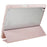 For iPad 10.2 (2021) / (2019) / (2020) Shockproof Case PU Leather + TPU + Acrylic Tablet Case Tri-fold Stand Protective Cover - Pink - 6
