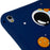 For iPad 10.2 (2021) / (2020) / (2019) / Air 10.5 inch (2019) / Pro 10.5-inch (2017) Space Pattern Kickstand Silicone Cover - Dark Blue - 6
