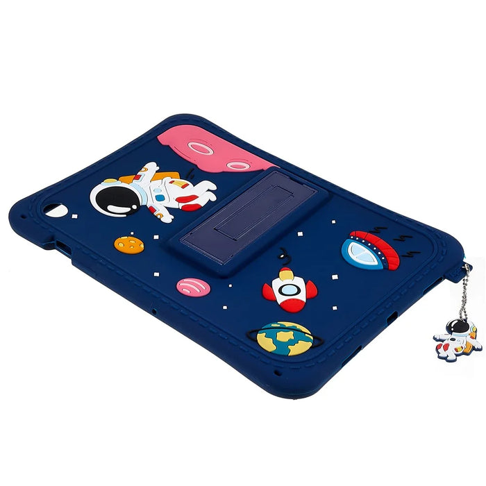 For Samsung Galaxy Tab A8 10.5 (2021) / (2022) Kickstand Tablet Case Cartoon Universe Space Pattern Shockproof Silicone Cover - 4