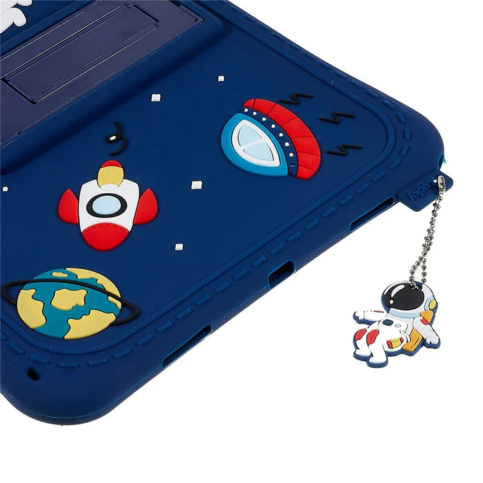 For Samsung Galaxy Tab A8 10.5 (2021) / (2022) Kickstand Tablet Case Cartoon Universe Space Pattern Shockproof Silicone Cover - 5