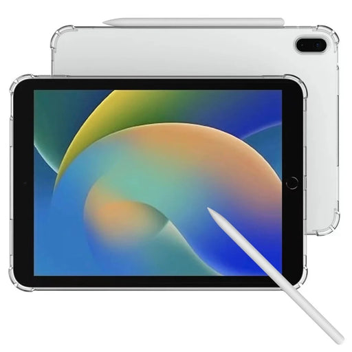 For iPad (2025) / iPad 10.9 (2022) Soft TPU Transparent Case Corner Protection Shockproof Back Cover Shell - 2