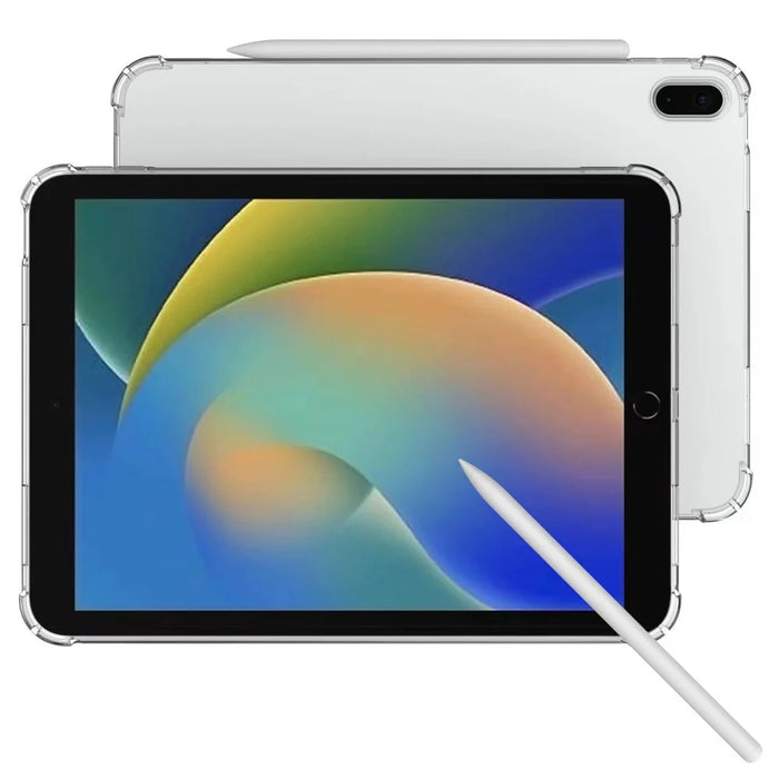 For iPad (2025) / iPad 10.9 (2022) Soft TPU Transparent Case Corner Protection Shockproof Back Cover Shell - 2