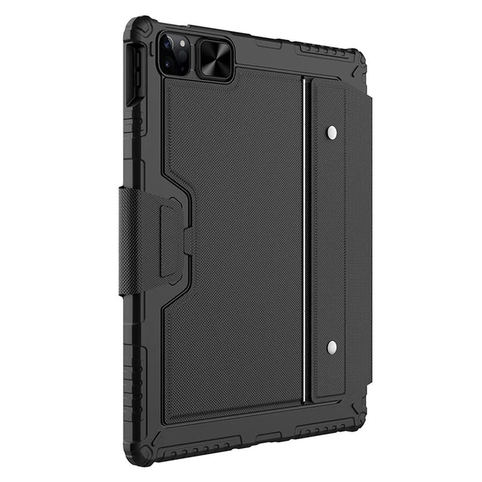 NILLKIN For iPad Pro 12.9 (2020) / (2021) / (2022) Bumper Combo Keyboard Case Auto Wake / Sleep Shockproof Cover Anti-Scratch Stand Case - 1
