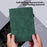 For iPad (2025) / 10.9 (2022) Flower Imprinting Stand Wallet Tablet Case PU Leather Auto Wake / Sleep Cover with Elastic Band - Green - 5
