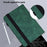 For iPad (2025) / 10.9 (2022) Flower Imprinting Stand Wallet Tablet Case PU Leather Auto Wake / Sleep Cover with Elastic Band - Green - 6