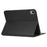 For iPad (2025)/10.9 (2022) Case PU Leather Adjustable Stand Tablet Protective Cover - Black - 2