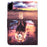 For iPad (2025) / 10.9 (2022) Pattern Printing Tablet Case PU Leather Stand Smart Cover with Card Holder - Lion  /  Leopard - 6