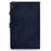 For iPad (2025) / 10.9 (2022) Cloth Texture PU Leather Tablet Case Full Protection Stand Card Slot Flip Cover - Dark Blue - 3