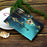For iPad (2025) / 10.9 (2022) Pattern Printing Stand Folio Tablet Case Stitching Line PU Leather Card Slots Protective Cover - Antique Clock - 6