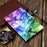 For iPad (2025) / 10.9 (2022) Pattern Printing PU Leather Folio Tablet Case Fold Stand Card Holder Magnetic Flip Cover - Smoke - 5