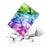 For iPad (2025) / 10.9 (2022) Pattern Printing PU Leather Folio Tablet Case Fold Stand Card Holder Magnetic Flip Cover - Smoke - 6