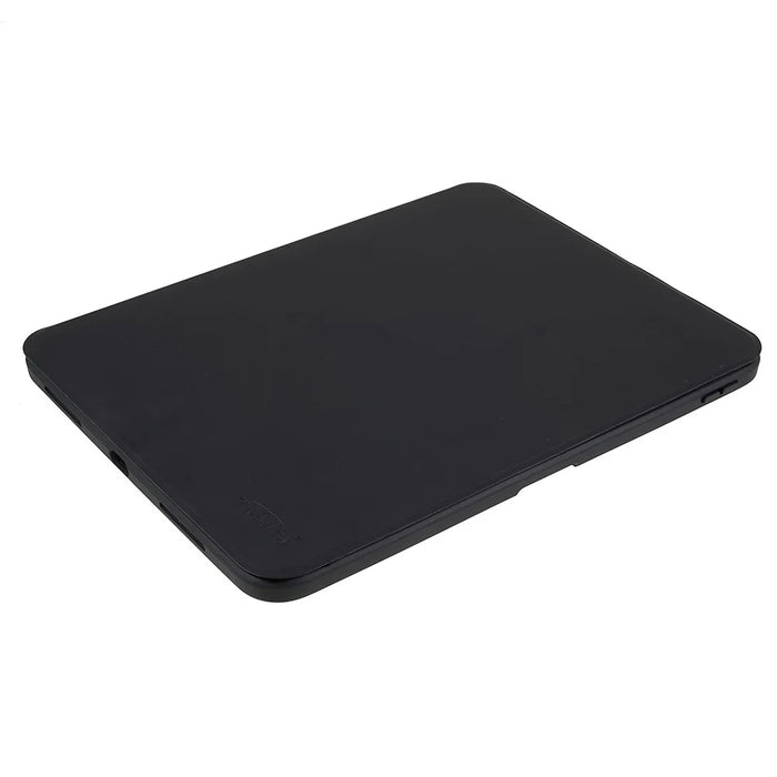 MUTURAL for iPad (2025) / 10.9 (2022) PU Leather Stand Tablet Case Clear Transparent Back Shockproof Protective Cover with Pen Holder - Black - 5
