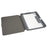 MUTURAL Hard PC TPU Leather Case for iPad (2025) / 10.9 (2022) Shockproof Cover Tablet Case with Tri-Fold Stand - Black - 5
