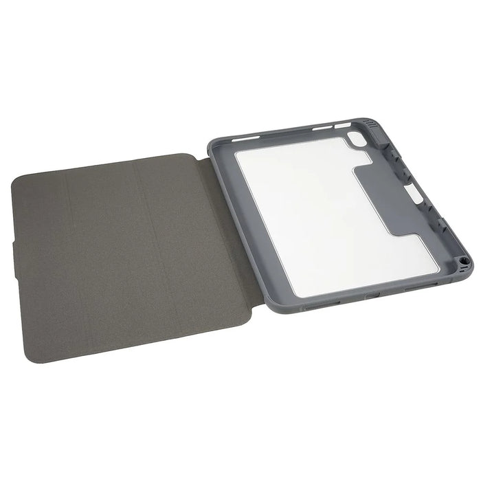 MUTURAL Hard PC TPU Leather Case for iPad (2025) / 10.9 (2022) Shockproof Cover Tablet Case with Tri-Fold Stand - Black - 5