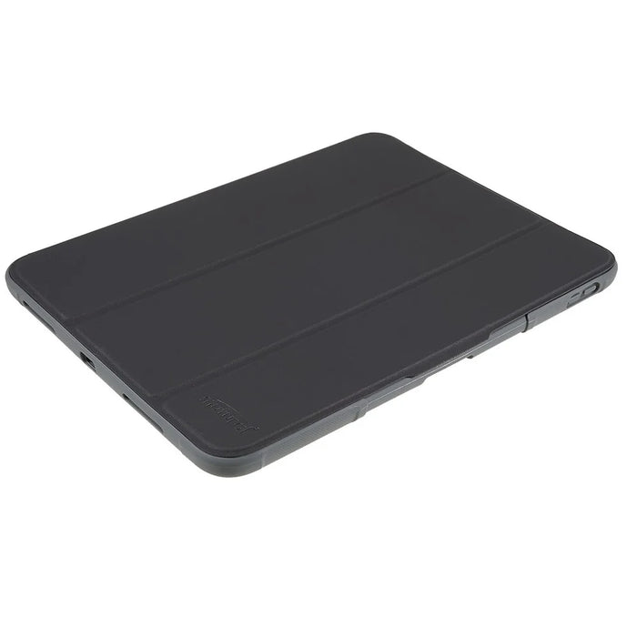 MUTURAL Hard PC TPU Leather Case for iPad (2025) / 10.9 (2022) Shockproof Cover Tablet Case with Tri-Fold Stand - Black - 6