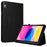 Litchi Texture PU Leather Case for iPad (2025) / 10.9 (2022) Stand Auto Wake / Sleep Protective Tablet Cover - Black - 1