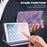 For Nokia T20 Butterfly Imprinted Tablet Stand Case PU Leather Card Holder Shockproof Cover with Elastic Band - Purple - 6