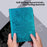For iPad Pro 11 (2022) / (2021) / (2020) Flower Imprinting Tablet Wallet Case Auto Wake / Sleep PU Leather Drop-proof Stand Cover with Elastic Band - Blue - 6
