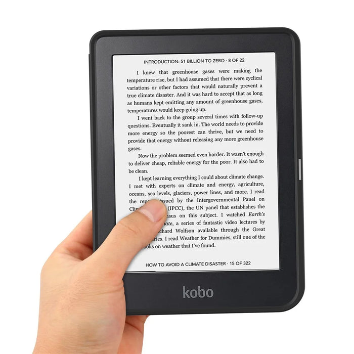 For Kobo Clara 2E Pattern Printing PU Leather Folio E-reader Cover Shockproof Smart Auto Sleep  /  Wake Protective Case - Graffiti - 3