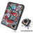 For Kobo Clara 2E Pattern Printing PU Leather Folio E-reader Cover Shockproof Smart Auto Sleep  /  Wake Protective Case - Graffiti - 7