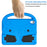 For iPad (2025)/10.9 (2022) EVA Case Sparrow Style Foldable Kickstand Tablet Cover with Handle - Blue - 6