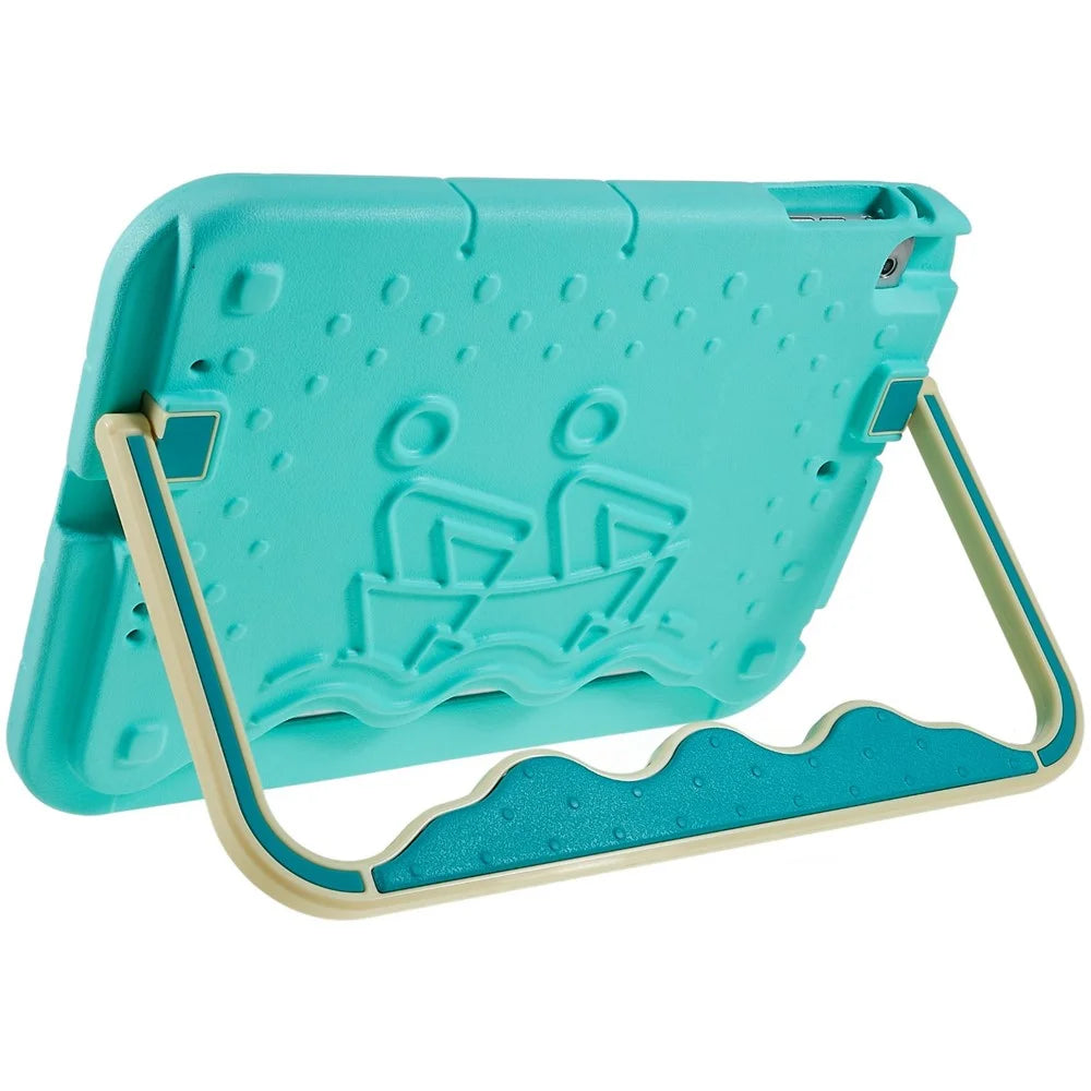 For iPad Air (2013) / Air 2 / iPad 9.7-inch (2017) / (2018) Paddling Boat Style  EVA + ABS Shockproof Case Adjustable Kickstand Tablet Protective Cover - Blue - 5