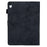 For iPad (2025) / 10.9 (2022) Cloth Texture Protective Tablet Case Stand Business Style PU Leather Card Holder Anti-Scratch Tablet Cover - Black - 6