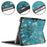 For Microsoft Surface Pro 9 PU Leather Flip Stand Cover Pattern Printing Design PC Sturdy Shockproof Protective Tablet Case - Apricot Blossom - 7