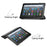 For Amazon Fire HD 8 (2022) PU Leather Tri-fold Stand Tablet Case Auto Wake / Sleep Full Protection Cover - Black - 4