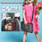 For iPad (2025) / iPad 10.9 (2022) PC + Silicone Tablet Case with 360 Degree Rotating Handle Kickstand and Detachable Shoulder Strap - Black - 3