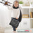 For iPad (2025) / iPad 10.9 (2022) PC + Silicone Tablet Case with 360 Degree Rotating Handle Kickstand and Detachable Shoulder Strap - Black - 6