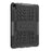 For iPad (2025)/iPad 10.9 (2022) Tablet Case Tire Texture Kickstand TPU + PC Protective Cover - Black - 3