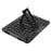 For iPad (2025)/iPad 10.9 (2022) Tablet Case Tire Texture Kickstand TPU + PC Protective Cover - Black - 6