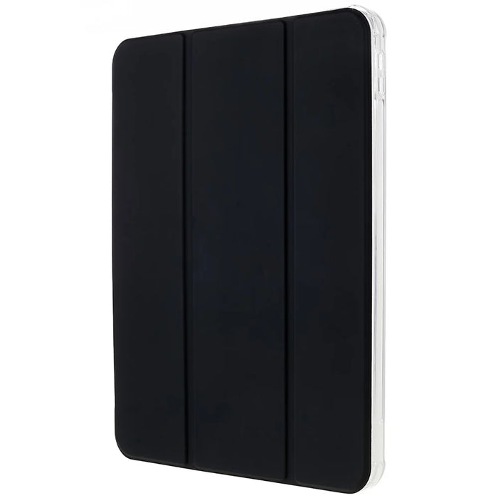 For iPad (2025) / 10.9 (2022) Tablet Case Stand PU Leather TPU Back Cover with Pencil Holder - Black - 3